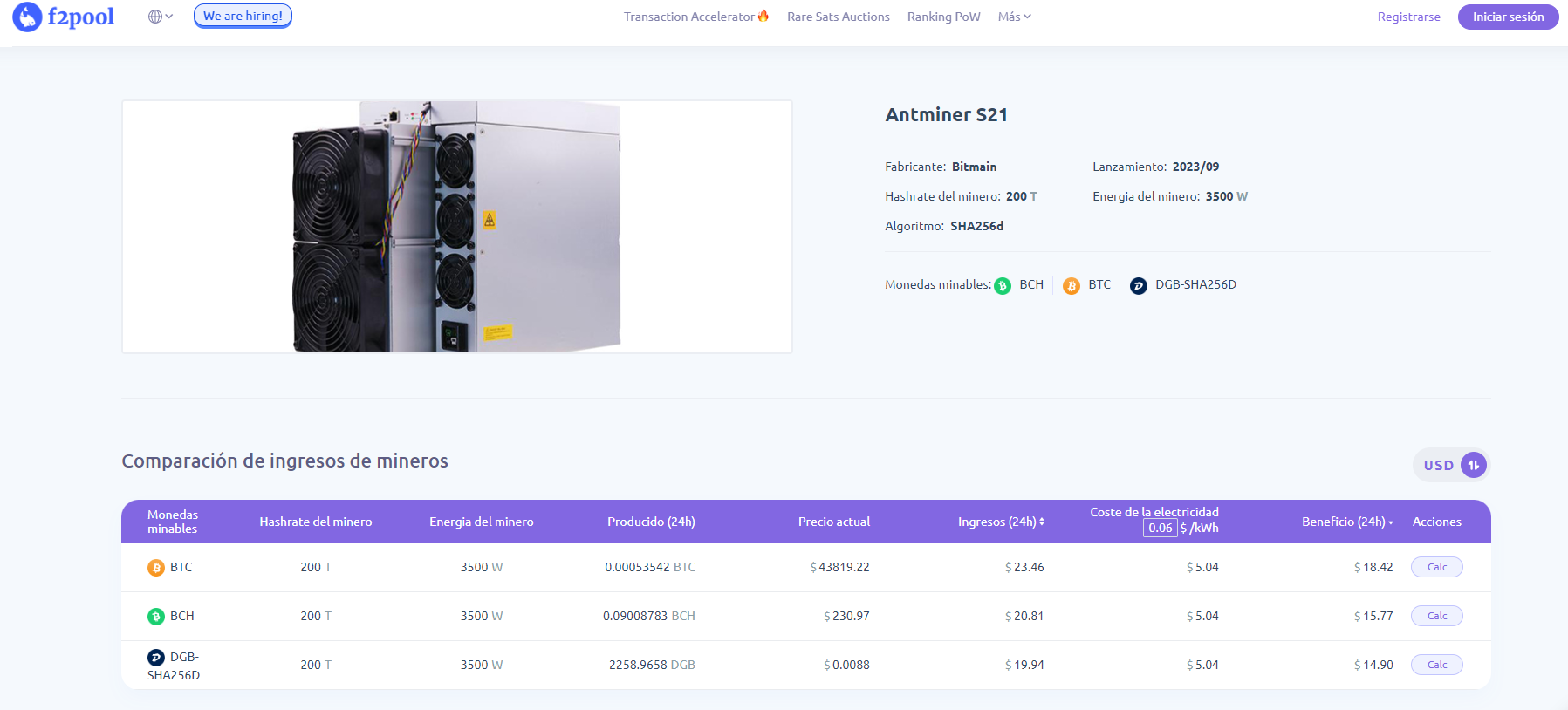 Lee más sobre el artículo ANTMINER S21 HACIENDO HISTORIA.